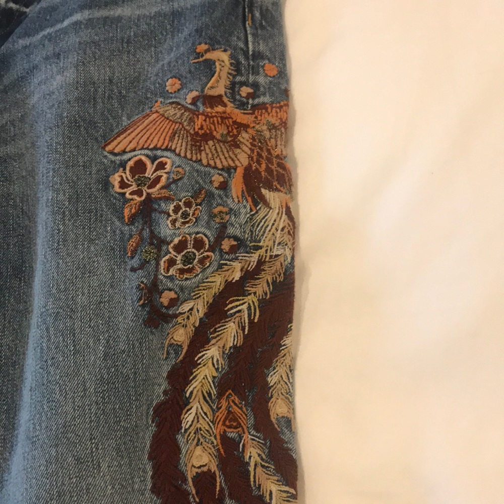 Free People High rise tapered jean